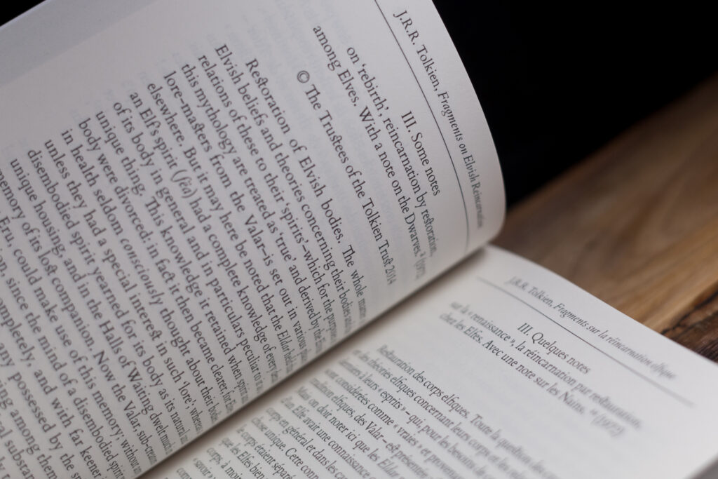 La Feuille de la Compagnie, vol.3, J.R.R. Tolkien, l'effigie des Elfes