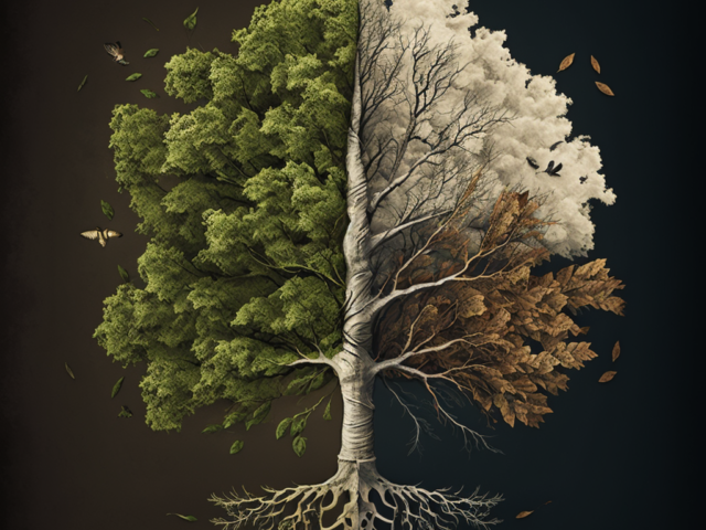 Birch and oak