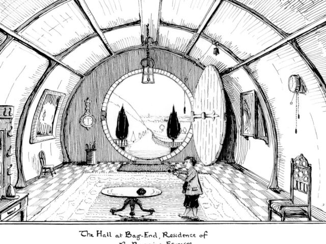 Bilbo at Bag-End
